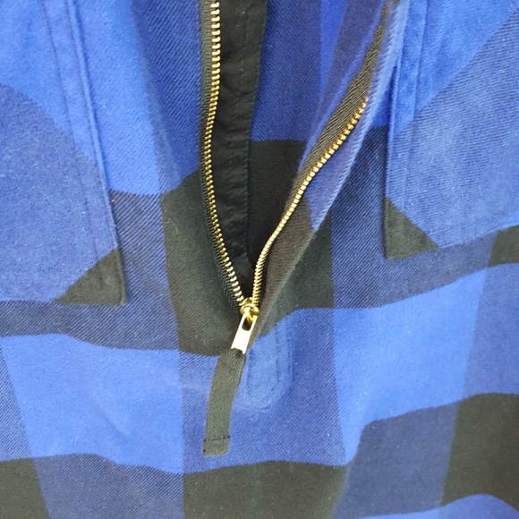 J. Crew Factory Buffalo Plaid Shirt Zipper Jacket - Picture 6 of 8